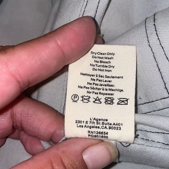 L’agence Cromwell Button Front Camo Print Military Style Jacket Size S - Picture 10 of 10